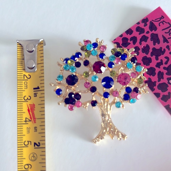 Betsey Johnson Style Multicolored Tree of Life Brooches Pin Broche Arbre de vie - Picture 6 of 8